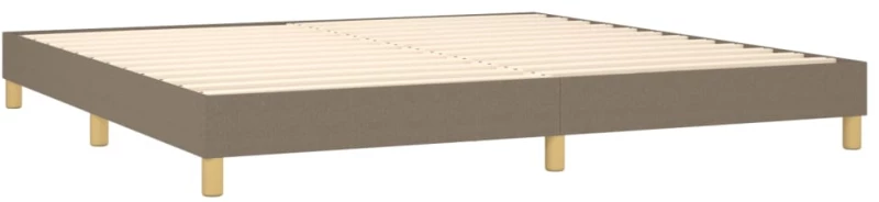ΚΡΕΒΑΤΙ BOXSPRING ΜΕ ΣΤΡΩΜΑ TAUPE 200X200 ΕΚ. ΥΦΑΣΜΑΤΙΝΟ 3130461