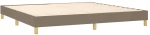 ΚΡΕΒΑΤΙ BOXSPRING ΜΕ ΣΤΡΩΜΑ TAUPE 200X200 ΕΚ. ΥΦΑΣΜΑΤΙΝΟ 3130461
