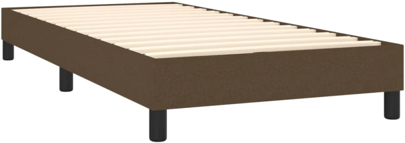 ΚΡΕΒΑΤΙ BOXSPRING ΜΕ ΣΤΡΩΜΑ & LED ΣΚ.ΚΑΦΕ 90X200 ΕΚ. ΥΦΑΣΜΑΤΙΝΟ 3132968