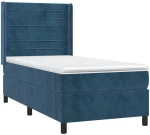 ΚΡΕΒΑΤΙ BOXSPRING ΜΕ ΣΤΡΩΜΑ & LED ΣΚ. ΜΠΛΕ 80X200 ΕΚ. ΒΕΛΟΥΔΙΝΟ 3139593