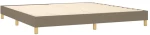 ΚΡΕΒΑΤΙ BOXSPRING ΜΕ ΣΤΡΩΜΑ TAUPE 200X200 ΕΚ. ΥΦΑΣΜΑΤΙΝΟ 3140725