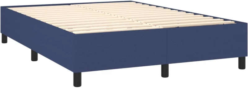 ΚΡΕΒΑΤΙ BOXSPRING ΜΕ ΣΤΡΩΜΑ & LED ΜΠΛΕ 140X190 ΕΚ. ΥΦΑΣΜΑΤΙΝΟ 3135115