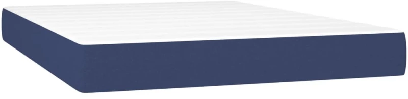 ΚΡΕΒΑΤΙ BOXSPRING ΜΕ ΣΤΡΩΜΑ & LED ΜΠΛΕ 140X190 ΕΚ. ΥΦΑΣΜΑΤΙΝΟ 3135115