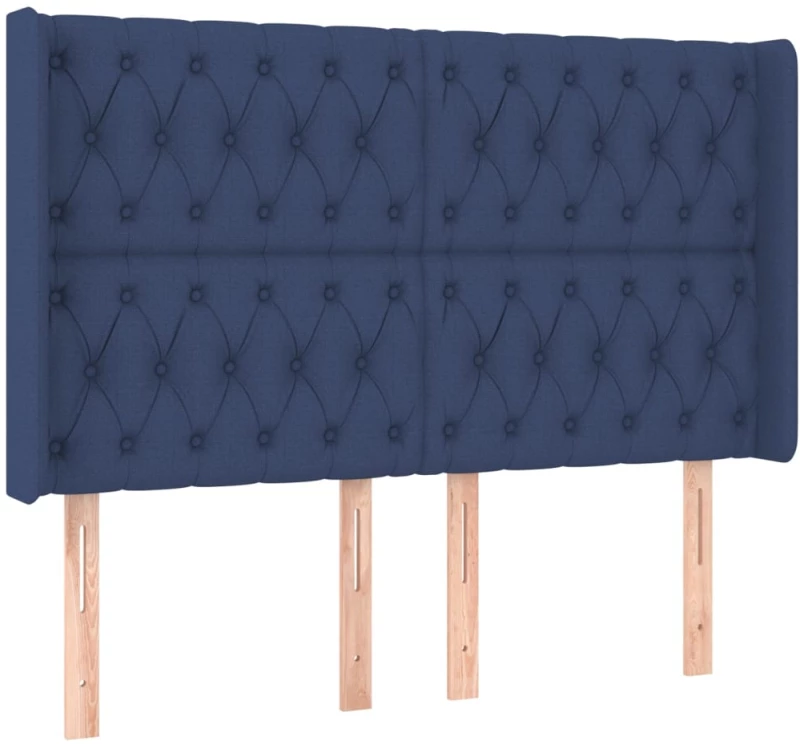 ΚΡΕΒΑΤΙ BOXSPRING ΜΕ ΣΤΡΩΜΑ & LED ΜΠΛΕ 140X190 ΕΚ. ΥΦΑΣΜΑΤΙΝΟ 3139115
