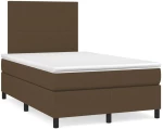 ΚΡΕΒΑΤΙ BOXSPRING ΜΕ ΣΤΡΩΜΑ ΣΚΟΥΡΟ ΚΑΦΕ 120X200 ΕΚ. ΥΦΑΣΜΑΤΙΝΟ 3141604