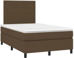ΚΡΕΒΑΤΙ BOXSPRING ΜΕ ΣΤΡΩΜΑ ΣΚΟΥΡΟ ΚΑΦΕ 120X200 ΕΚ. ΥΦΑΣΜΑΤΙΝΟ 3141604
