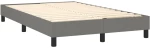 ΚΡΕΒΑΤΙ BOXSPRING ΜΕ ΣΤΡΩΜΑ & LED ΣΚ.ΓΚΡΙ 120X200 ΕΚ ΥΦΑΣΜΑΤΙΝΟ 3133302