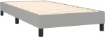 ΚΡΕΒΑΤΙ BOXSPRING ΜΕ ΣΤΡΩΜΑ ΑΝΟΙΧΤΟ ΓΚΡΙ 100X200 ΕΚ. ΥΦΑΣΜΑΤΙΝΟ 3140193