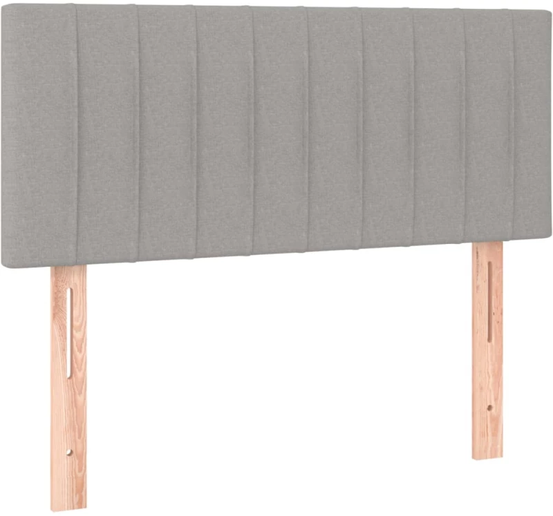 ΚΡΕΒΑΤΙ BOXSPRING ΜΕ ΣΤΡΩΜΑ ΑΝΟΙΧΤΟ ΓΚΡΙ 100X200 ΕΚ. ΥΦΑΣΜΑΤΙΝΟ 3140193