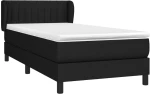 ΚΡΕΒΑΤΙ BOXSPRING ΜΕ ΣΤΡΩΜΑ ΜΑΥΡΟ 80 X 200 ΕΚ. ΥΦΑΣΜΑΤΙΝΟ 3126359