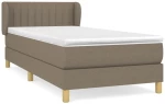 ΚΡΕΒΑΤΙ BOXSPRING ΜΕ ΣΤΡΩΜΑ TAUPE 90X200 ΕΚ. ΥΦΑΣΜΑΤΙΝΟ 3126937