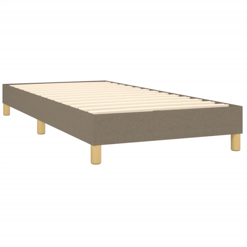 ΚΡΕΒΑΤΙ BOXSPRING ΜΕ ΣΤΡΩΜΑ TAUPE 90X200 ΕΚ. ΥΦΑΣΜΑΤΙΝΟ 3126937