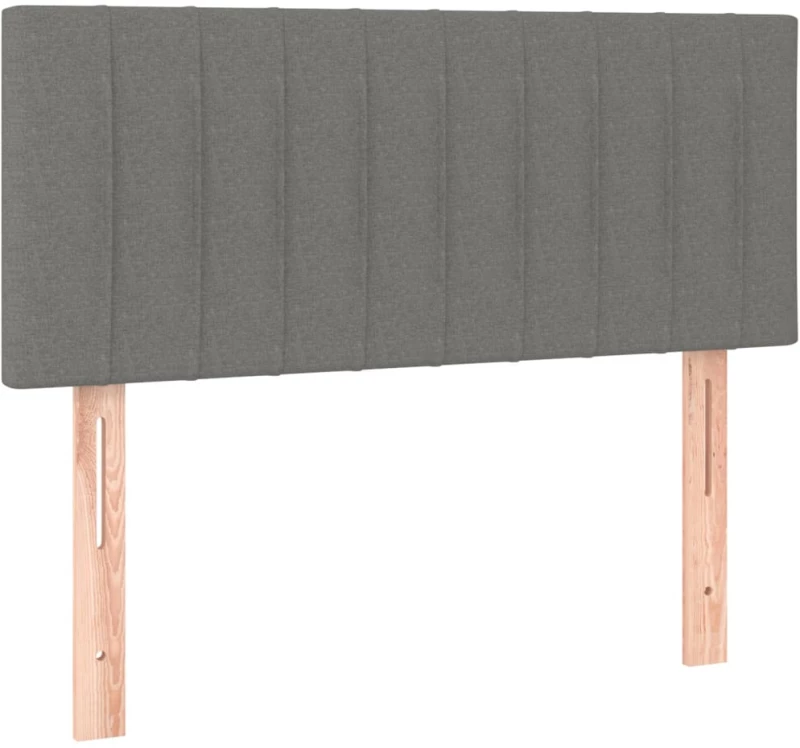 ΚΡΕΒΑΤΙ BOXSPRING ΜΕ ΣΤΡΩΜΑ ΣΚΟΥΡΟ ΓΚΡΙ 80X200 ΕΚ. ΥΦΑΣΜΑΤΙΝΟ 3129826