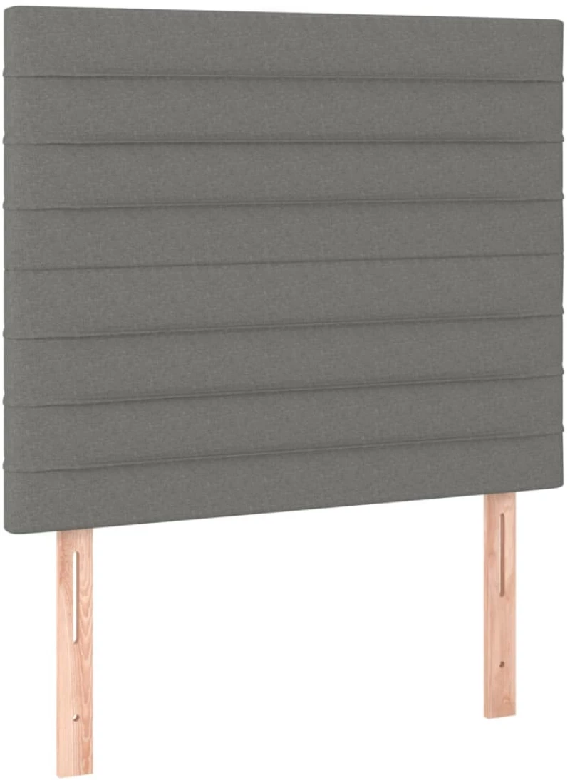 ΚΡΕΒΑΤΙ BOXSPRING ΜΕ ΣΤΡΩΜΑ ΣΚΟΥΡΟ ΓΚΡΙ 90X200 ΕΚ. ΥΦΑΣΜΑΤΙΝΟ 3129842