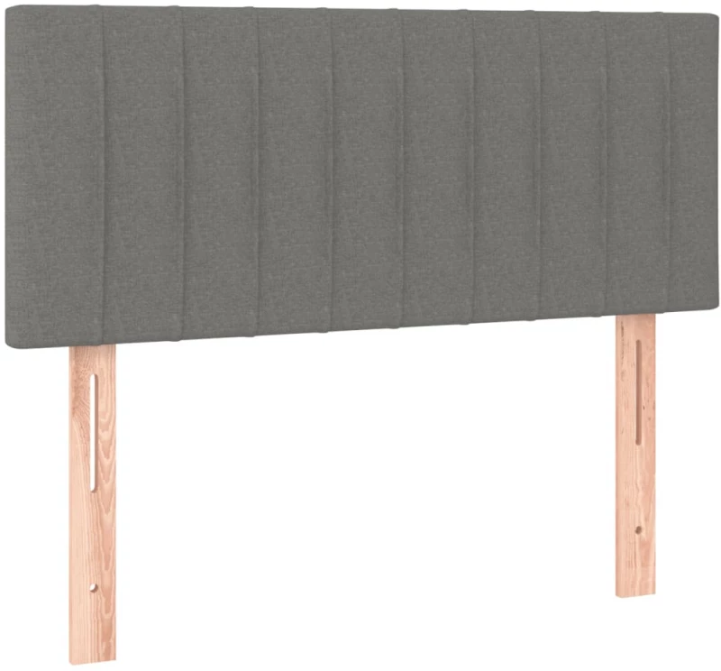 ΚΡΕΒΑΤΙ BOXSPRING ΜΕ ΣΤΡΩΜΑ ΣΚΟΥΡΟ ΓΚΡΙ 90X200 ΕΚ. ΥΦΑΣΜΑΤΙΝΟ 3129842
