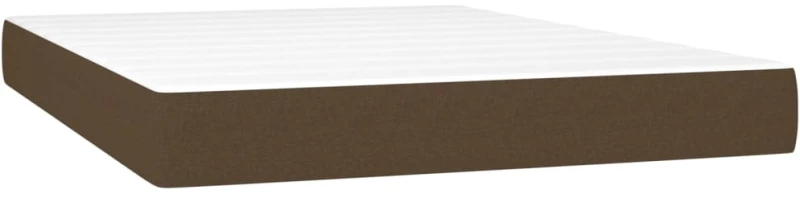 ΚΡΕΒΑΤΙ BOXSPRING ΜΕ ΣΤΡΩΜΑ & LED ΣΚ.ΚΑΦΕ 140X190ΕΚ. ΥΦΑΣΜΑΤΙΝΟ 3139032