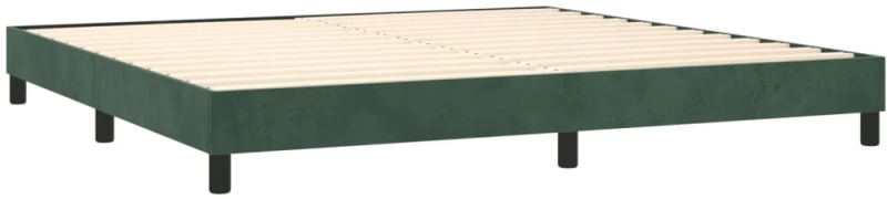 ΚΡΕΒΑΤΙ BOXSPRING ΜΕ ΣΤΡΩΜΑ ΣΚΟΥΡΟ ΠΡΑΣΙΝΟ 200X200ΕΚ. ΒΕΛΟΥΔΙΝΟ 3141326