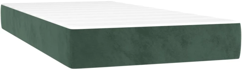 ΚΡΕΒΑΤΙ BOXSPRING ΜΕ ΣΤΡΩΜΑ ΣΚΟΥΡΟ ΠΡΑΣΙΝΟ 200X200ΕΚ. ΒΕΛΟΥΔΙΝΟ 3141326