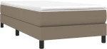 ΚΡΕΒΑΤΙ BOXSPRING ΜΕ ΣΤΡΩΜΑ TAUPE 90X200 ΕΚ. ΥΦΑΣΜΑΤΙΝΟ 3144049