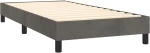 ΚΡΕΒΑΤΙ BOXSPRING ΜΕ ΣΤΡΩΜΑ ΣΚΟΥΡΟ ΓΚΡΙ 80X200 ΕΚ. ΒΕΛΟΥΔΙΝΟ 3141390