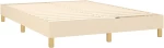 ΚΡΕΒΑΤΙ BOXSPRING ΜΕ ΣΤΡΩΜΑ & LED ΚΡΕΜ 140X200 ΕΚ. ΥΦΑΣΜΑΤΙΝΟ 3133642
