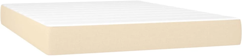 ΚΡΕΒΑΤΙ BOXSPRING ΜΕ ΣΤΡΩΜΑ & LED ΚΡΕΜ 140X190 ΕΚ. ΥΦΑΣΜΑΤΙΝΟ 3134794