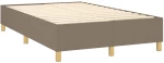 ΚΡΕΒΑΤΙ BOXSPRING ΜΕ ΣΤΡΩΜΑ & LED TAUPE 120X200 ΕΚ. ΥΦΑΣΜΑΤΙΝΟ 3135505