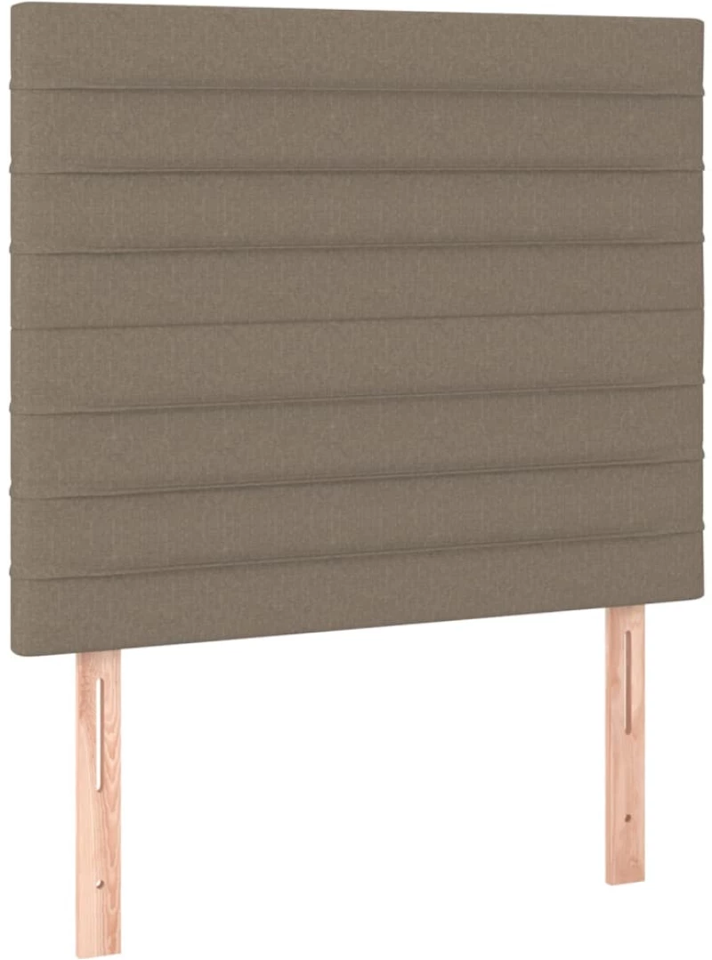 ΚΡΕΒΑΤΙ BOXSPRING ΜΕ ΣΤΡΩΜΑ & LED TAUPE 120X200 ΕΚ. ΥΦΑΣΜΑΤΙΝΟ 3135505