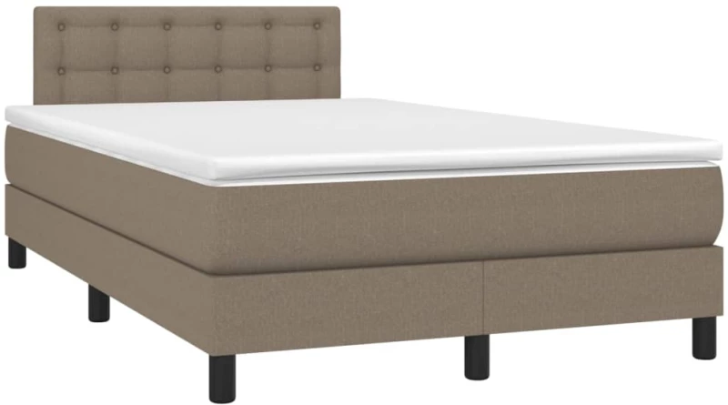 ΚΡΕΒΑΤΙ BOXSPRING ΜΕ ΣΤΡΩΜΑ TAUPE 120X200 ΕΚ. ΥΦΑΣΜΑΤΙΝΟ 3140365
