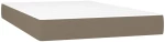 ΚΡΕΒΑΤΙ BOXSPRING ΜΕ ΣΤΡΩΜΑ TAUPE 120X200 ΕΚ. ΥΦΑΣΜΑΤΙΝΟ 3140365