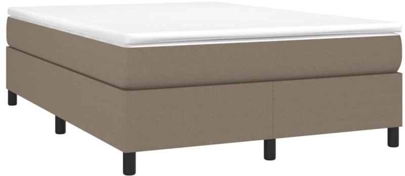 ΚΡΕΒΑΤΙ BOXSPRING ΜΕ ΣΤΡΩΜΑ TAUPE 140X190 ΕΚ. ΥΦΑΣΜΑΤΙΝΟ 3144419