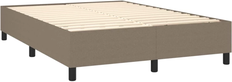 ΚΡΕΒΑΤΙ BOXSPRING ΜΕ ΣΤΡΩΜΑ TAUPE 140X190 ΕΚ. ΥΦΑΣΜΑΤΙΝΟ 3144419