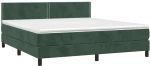 ΚΡΕΒΑΤΙ BOXSPRING ΜΕ ΣΤΡΩΜΑ & LED ΣΚ. ΠΡΑΣΙΝΟ 180X200ΕΚ ΒΕΛΟΥΔΟ 3134360