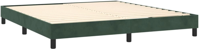 ΚΡΕΒΑΤΙ BOXSPRING ΜΕ ΣΤΡΩΜΑ & LED ΣΚ. ΠΡΑΣΙΝΟ 180X200ΕΚ ΒΕΛΟΥΔΟ 3134360