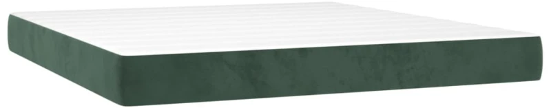 ΚΡΕΒΑΤΙ BOXSPRING ΜΕ ΣΤΡΩΜΑ & LED ΣΚ. ΠΡΑΣΙΝΟ 180X200ΕΚ ΒΕΛΟΥΔΟ 3134360