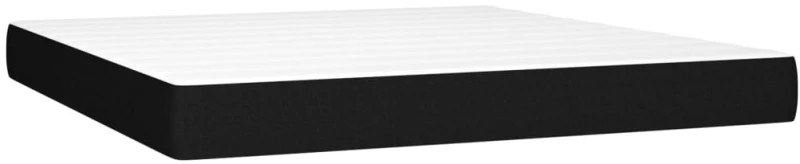 ΚΡΕΒΑΤΙ BOXSPRING ΜΕ ΣΤΡΩΜΑ & LED ΜΑΥΡΟ 160X200 ΕΚ. ΥΦΑΣΜΑΤΙΝΟ 3138247
