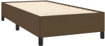 ΚΡΕΒΑΤΙ BOXSPRING ΜΕ ΣΤΡΩΜΑ ΣΚΟΥΡΟ ΚΑΦΕ 80X200 ΕΚ. ΥΦΑΣΜΑΤΙΝΟ 3127760