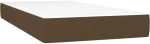 ΚΡΕΒΑΤΙ BOXSPRING ΜΕ ΣΤΡΩΜΑ ΣΚΟΥΡΟ ΚΑΦΕ 80X200 ΕΚ. ΥΦΑΣΜΑΤΙΝΟ 3127760