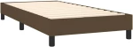 ΚΡΕΒΑΤΙ BOXSPRING ΜΕ ΣΤΡΩΜΑ ΣΚΟΥΡΟ ΚΑΦΕ 100X200 ΕΚ. ΥΦΑΣΜΑΤΙΝΟ 3129852
