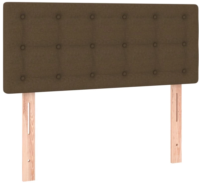ΚΡΕΒΑΤΙ BOXSPRING ΜΕ ΣΤΡΩΜΑ ΣΚΟΥΡΟ ΚΑΦΕ 80X200 ΕΚ. ΥΦΑΣΜΑΤΙΝΟ 3129988