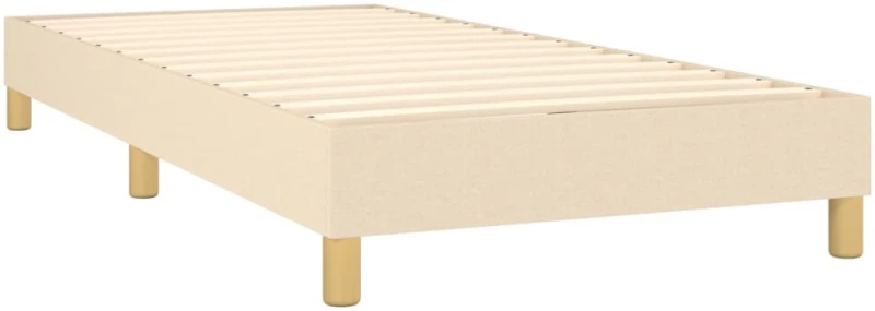 ΚΡΕΒΑΤΙ BOXSPRING ΜΕ ΣΤΡΩΜΑ & LED ΚΡΕΜ 80X200 ΕΚ. ΥΦΑΣΜΑΤΙΝΟ 3133834