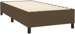 ΚΡΕΒΑΤΙ BOXSPRING ΜΕ ΣΤΡΩΜΑ ΣΚΟΥΡΟ ΚΑΦΕ 80X200 ΕΚ. ΥΦΑΣΜΑΤΙΝΟ 3141572