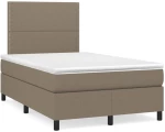 ΚΡΕΒΑΤΙ BOXSPRING ΜΕ ΣΤΡΩΜΑ TAUPE 120X200 ΕΚ. ΥΦΑΣΜΑΤΙΝΟ 3141685