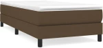 ΚΡΕΒΑΤΙ BOXSPRING ΜΕ ΣΤΡΩΜΑ ΣΚΟΥΡΟ ΚΑΦΕ 100X200 ΕΚ. ΥΦΑΣΜΑΤΙΝΟ 3144056