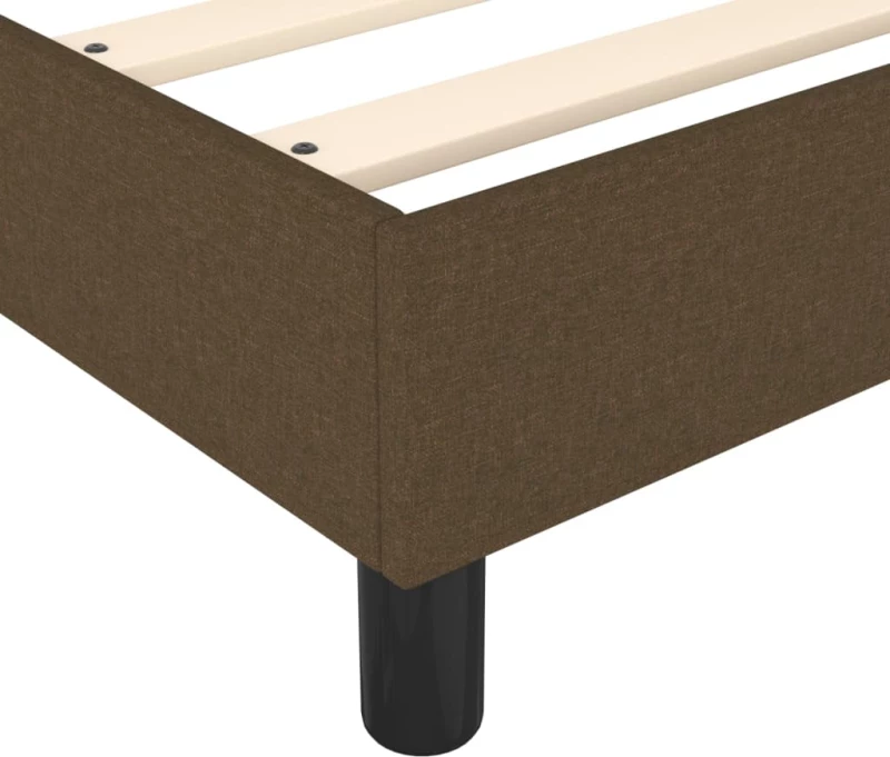 ΚΡΕΒΑΤΙ BOXSPRING ΜΕ ΣΤΡΩΜΑ ΣΚΟΥΡΟ ΚΑΦΕ 100X200 ΕΚ. ΥΦΑΣΜΑΤΙΝΟ 3144056