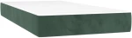 ΚΡΕΒΑΤΙ BOXSPRING ΜΕ ΣΤΡΩΜΑ ΣΚΟΥΡΟ ΠΡΑΣΙΝΟ 100X200ΕΚ. ΒΕΛΟΥΔΙΝΟ 3141230