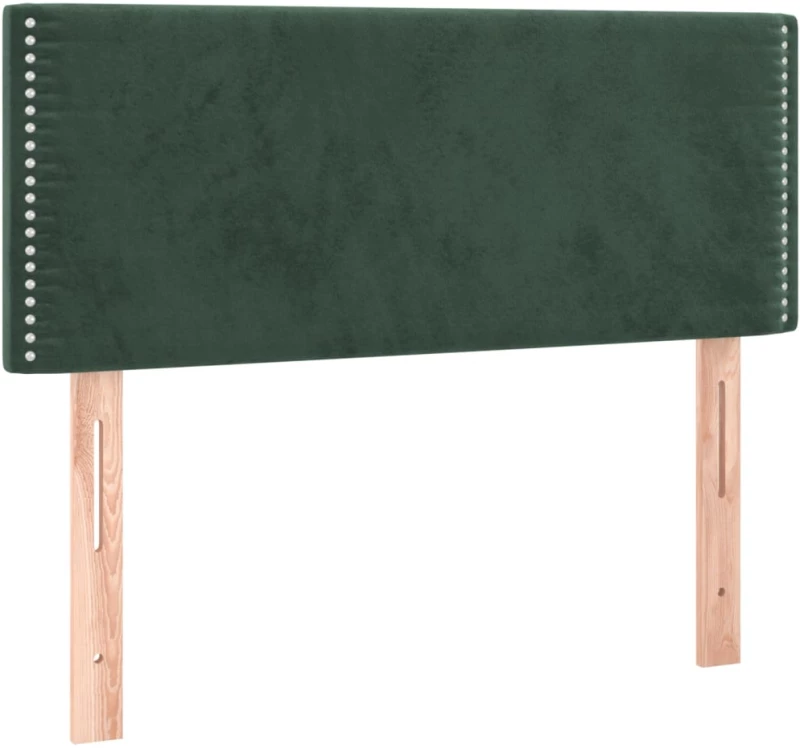 ΚΡΕΒΑΤΙ BOXSPRING ΜΕ ΣΤΡΩΜΑ ΣΚΟΥΡΟ ΠΡΑΣΙΝΟ 100X200ΕΚ. ΒΕΛΟΥΔΙΝΟ 3141230