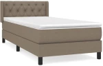 ΚΡΕΒΑΤΙ BOXSPRING ΜΕ ΣΤΡΩΜΑ TAUPE 80X200 ΕΚ. ΥΦΑΣΜΑΤΙΝΟ 3129909