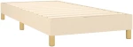 ΚΡΕΒΑΤΙ BOXSPRING ΜΕ ΣΤΡΩΜΑ & LED ΚΡΕΜ 90X190 ΕΚ. ΥΦΑΣΜΑΤΙΝΟ 3133922