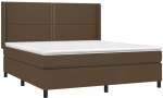 ΚΡΕΒΑΤΙ BOXSPRING ΜΕ ΣΤΡΩΜΑ & LED ΣΚ.ΚΑΦΕ 180X200ΕΚ. ΥΦΑΣΜΑΤΙΝΟ 3138256